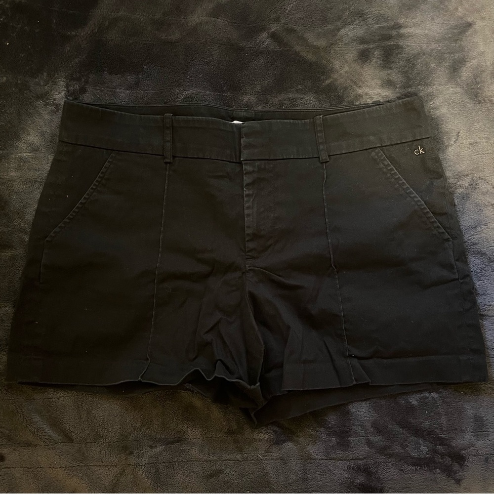 Calvin Klein Women's High Waist Black Shorts